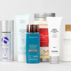 Kolekcja kremów z filtrem mineralnym: IS CLINICAL, Dermomedica, Colorescience, Cell Fusion, Marini, Skin1004.
