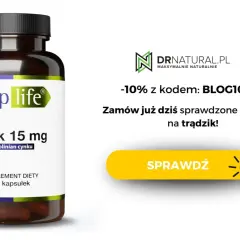Suplementy na trądzik: cynk 15 mg w kapsułkach. Zamów już dziś i skorzystaj z -10% rabatu!